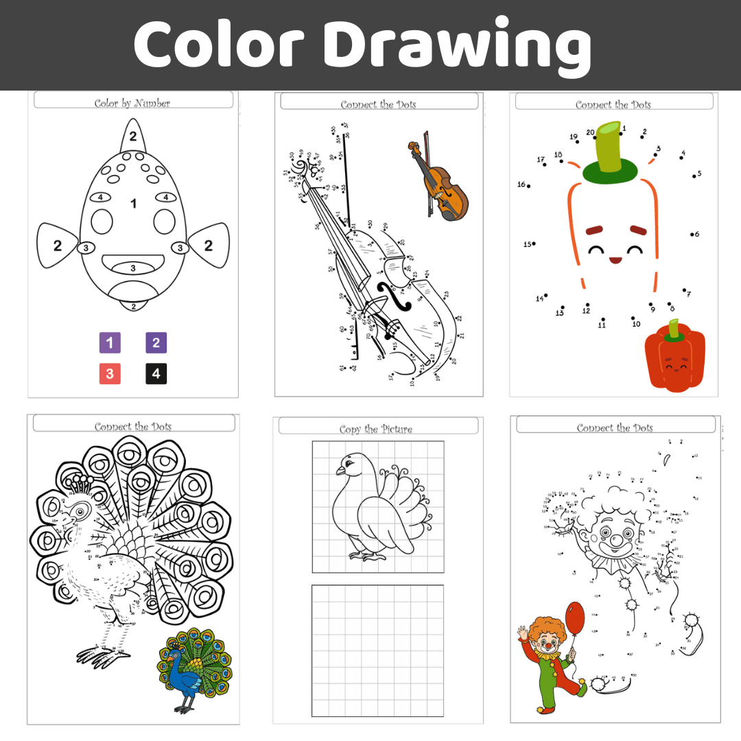 Pre-school Worksheets Bundle (6000+ Printable Activities for Kids) 3