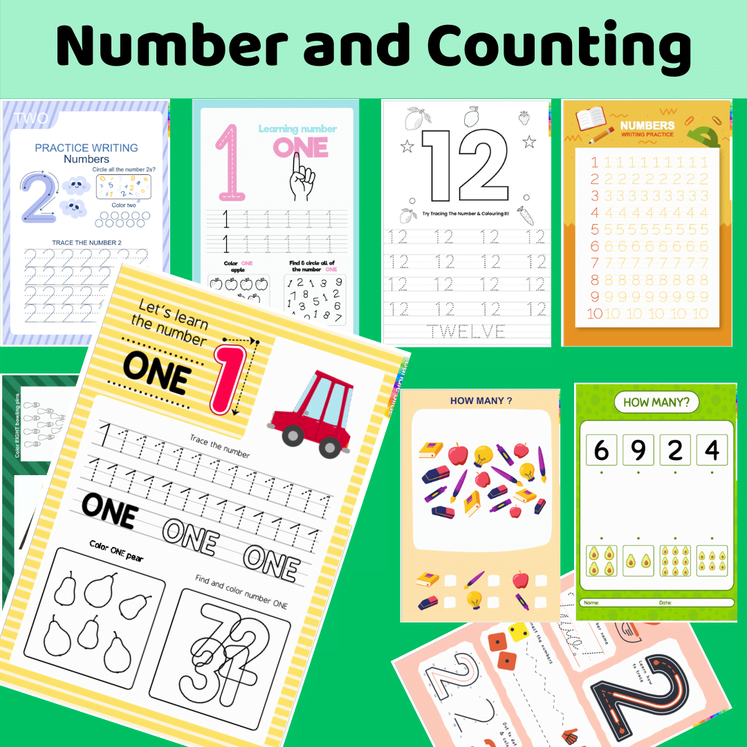 Pre-school Worksheets Bundle (6000+ Printable Activities for Kids) 5